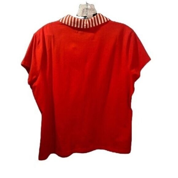 Designers Sleeve Collared Blouse V‎ Neck PXL NWOT - Picture 2 of 4